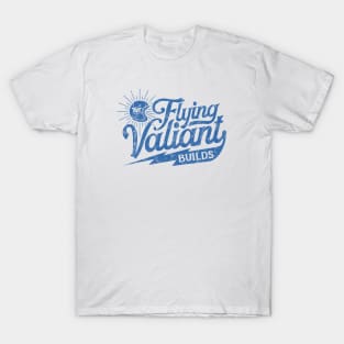 Flying Valiant Builds (Biker Style - Worn Blue) T-Shirt